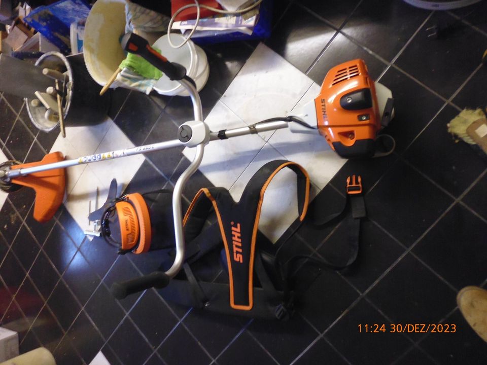 Stihl FS 260 C Tragegurt Helm Zubehör in Quedlinburg OT Gernrode