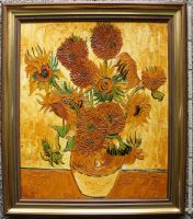 Van Gogh - 15 Sonnenblumen - Öl auf Leinwand Spann- u. Holzrahmen Berlin - Treptow Vorschau