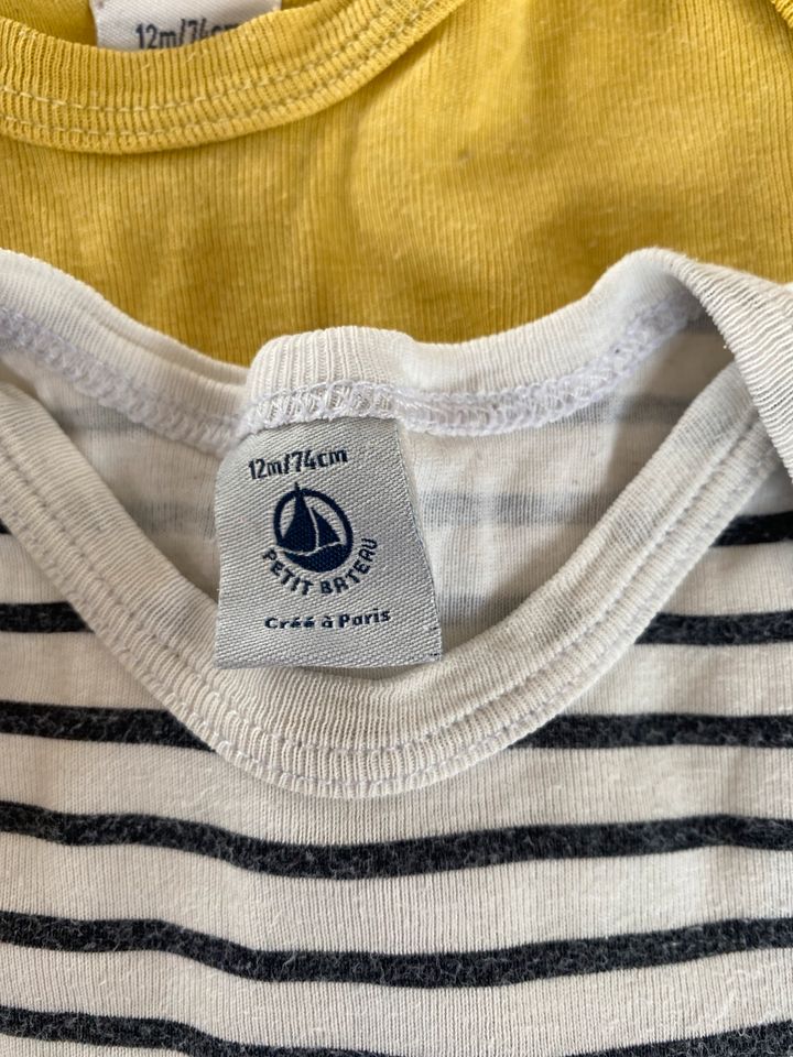 4 Petit Bateau Bodys Größe 74 12 Monate in Düsseldorf