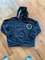 Hoodie schwarz neon Smiley Größe M Kreis Pinneberg - Rellingen Vorschau