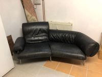 Klassische Ledercouch Sofa Zweisitzer schwarz edel Wohnzimmer Baden-Württemberg - Leonberg Vorschau