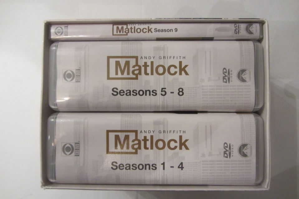 52 DVD`s - Matlock - Anwalt-TV-Serie - English Version in Buchloe