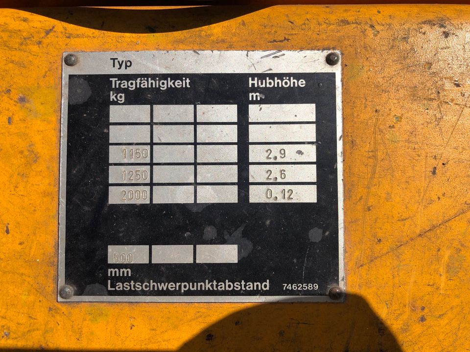 Steinbock Ameise Hochhubwagen 1250 kg Ladegeräte * Hub 2,6 meter in Delmenhorst