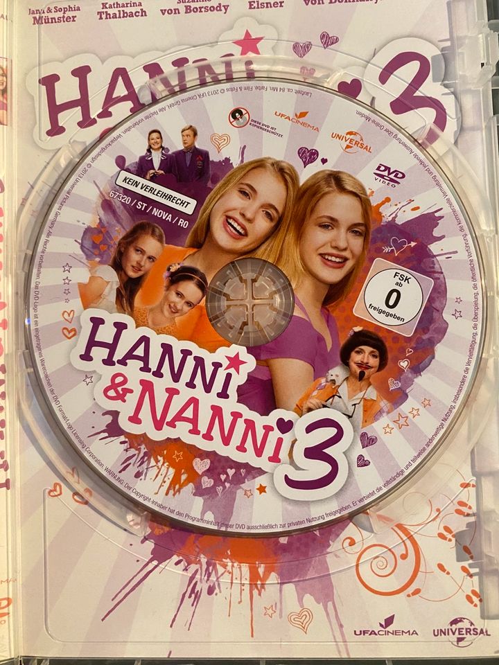 Hanni & Nanni 1,2 und 3 DVDs in Roßtal