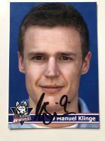 EC Kassel Huskies Autogrammkarte Eishockey Manuel Klinge Hessen - Neuental Vorschau