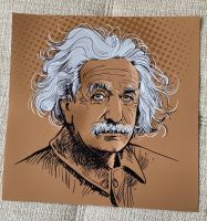 Posterportrait Albert Einstein 30 x 30 cm Nordrhein-Westfalen - Plettenberg Vorschau