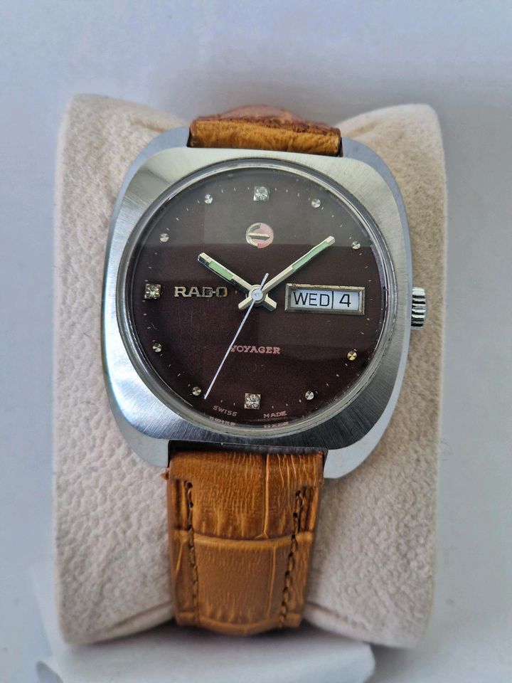 Vintage Rado Voyager Selfwind Day/Date Stainless Steel Watch in Dortmund