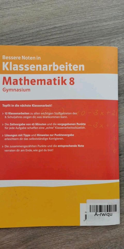 Gymnasium 8. Klasse Mathematik Klassenarbeiten in Spaichingen