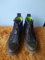 Coole braune Schuhe Girbaud Gr.40 Leder/ Fell Lagenlook Sachsen - Plauen Vorschau