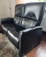 Sofa, 2-Sitzer, Leder schwarz mit Relax-Funktion Nordrhein-Westfalen - Kleve Vorschau