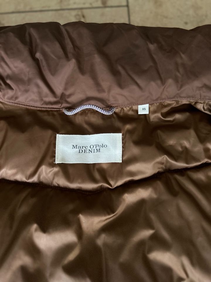 Marc ÓPolo DENIM Puffer-Daunenmantel Cognac Gr. 34 in Pinneberg