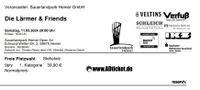 Die Lärmer & Friends (Luxuslärm) PDF Tickets Nordrhein-Westfalen - Tönisvorst Vorschau