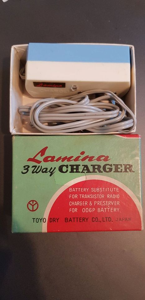 Lamina 3 Way Charger-Ladegerät für Transisterradio von Toyo Ltd in Dreieich