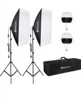 Geekoto Softbox Set Fotostudio 50 x 70 cm Beleuchtung Hessen - Weiterstadt Vorschau