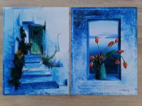 Bilder Set 30 x 40 cm blaue Treppe, Tulpen im Fenster, Urlaub Baden-Württemberg - Westhausen Vorschau