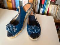 Blaue Espadrilles Sandaletten Vidorreta neu Gr 38 Düsseldorf - Unterrath Vorschau
