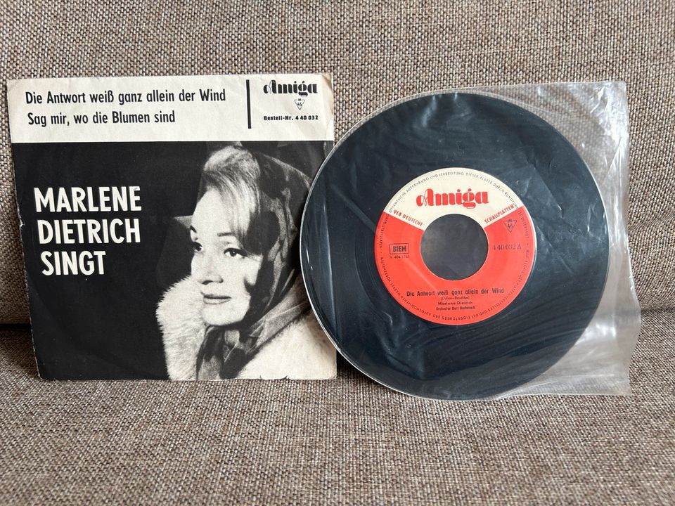 Marlene Dietrich singt, LP 7“, 1964, Amiga in Berlin