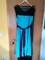 Kleid Damen Größe 4XL 48 neuwertig blau schwarz Thüringen - Hermsdorf Vorschau