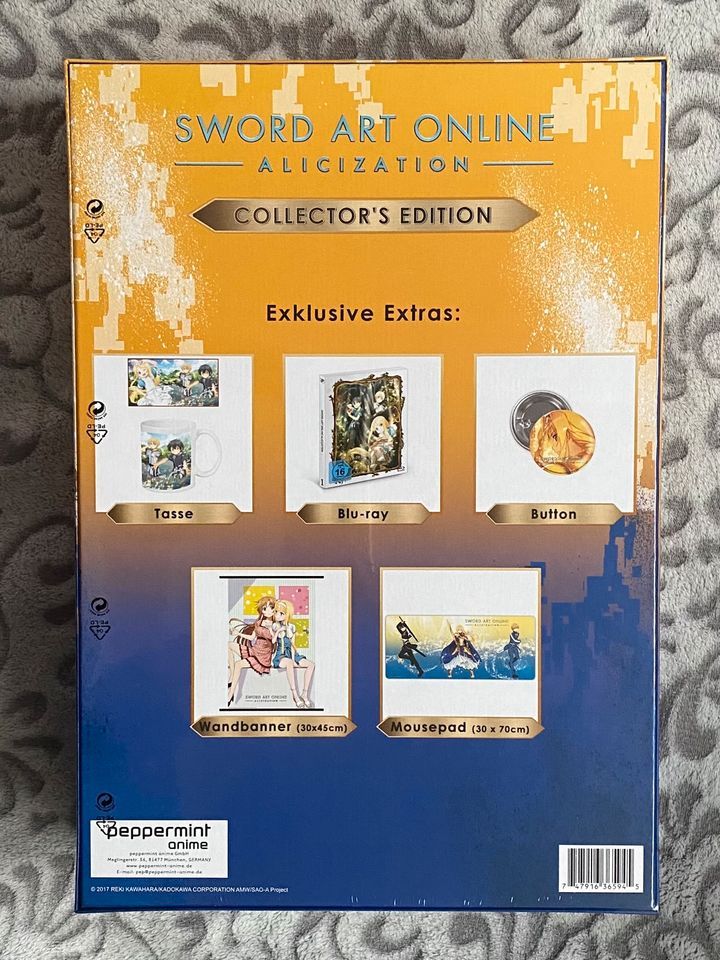 Sword Art Online Alicization Collector’s Edition Blu-ray OVP in Bitterfeld