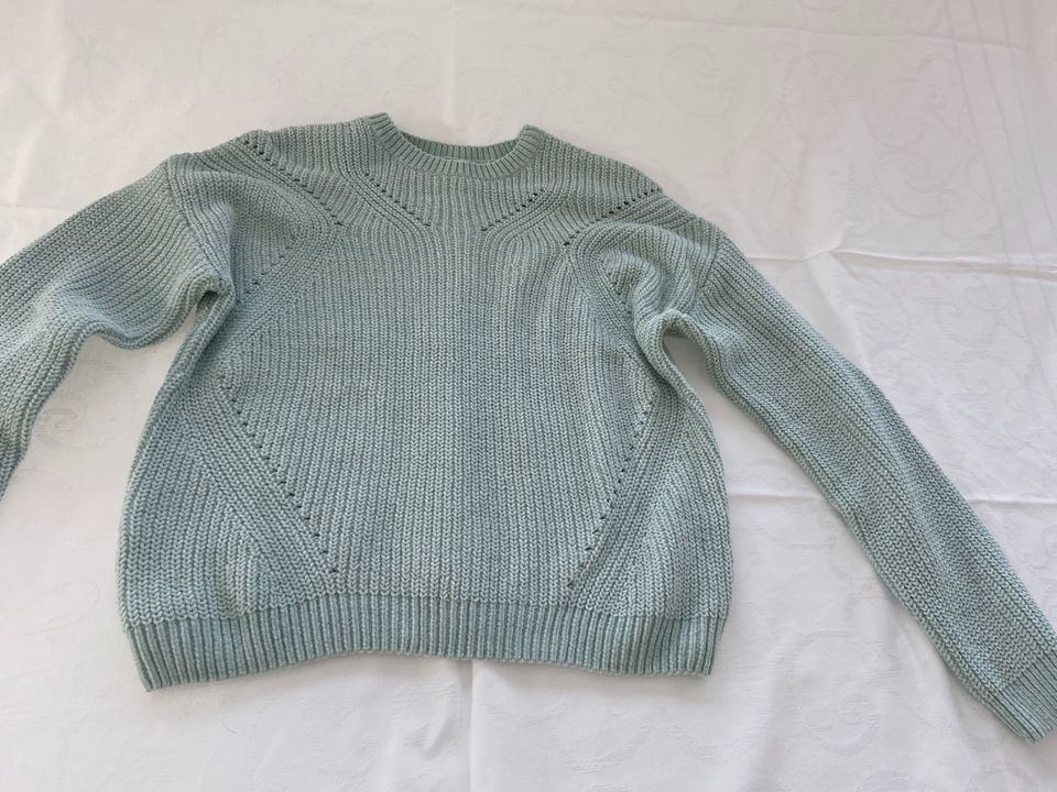 hellgrüner Mango Strickpullover Gr. 164 in Lohmar