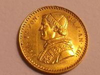 2,5 scudi 1859 XIII Rom Vatikan Papst Pius IX. 4,33g Gold st Obergiesing-Fasangarten - Obergiesing Vorschau