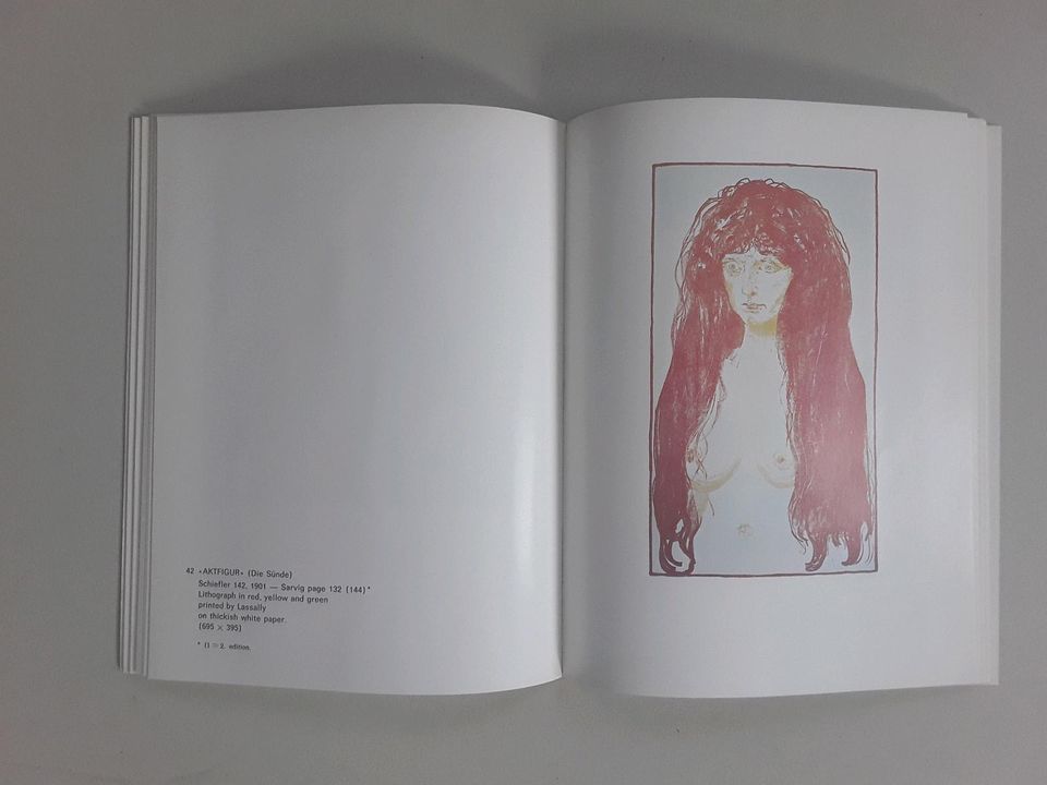 Edvard Munch Katalog 1969 Grafiken Galerie KB Oslo, Norway in Frankfurt am Main