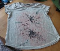 Leichtes Shirt mit Druck in beige Gr. 44 Nordrhein-Westfalen - Dorsten Vorschau