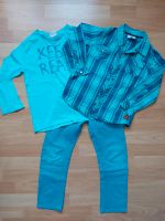 Frühling Outfit Jungen Jeans Hose T-Shirt Hemd Gr. 122 Nordrhein-Westfalen - Möhnesee Vorschau