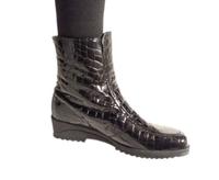 39,5 Gr. Ara Damen Stiefel aus Lackleder mit Lammfellfutter Berlin - Neukölln Vorschau