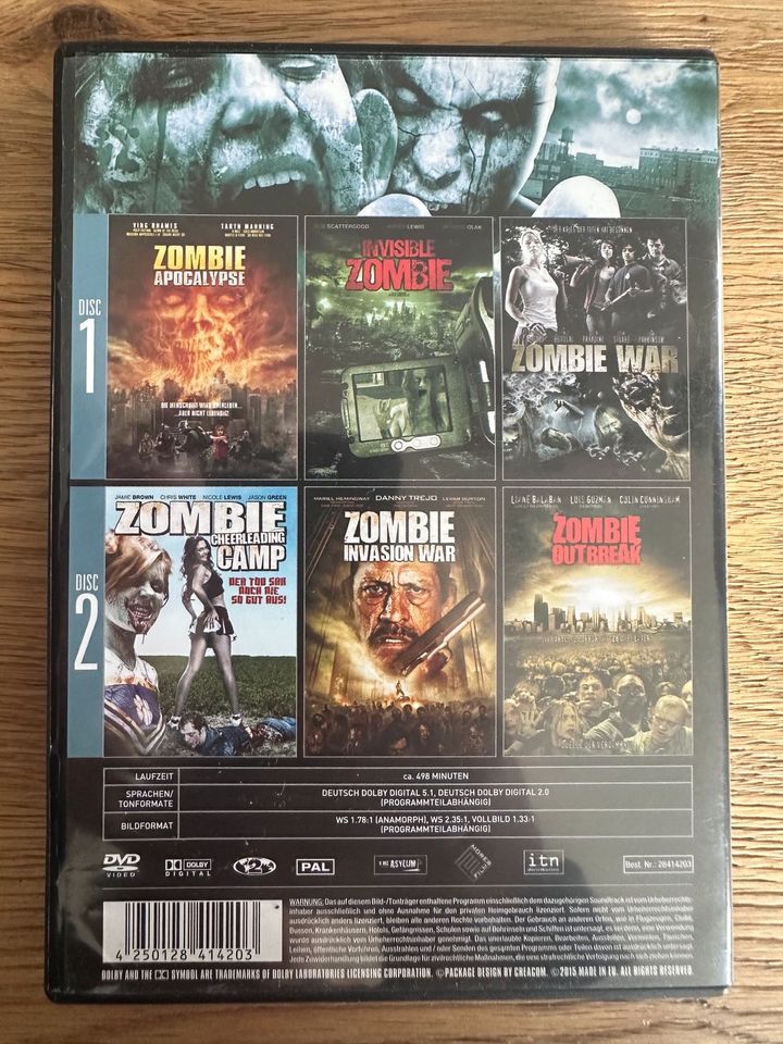 Walking Zombie Box XXL 6 Filme als Dvd in Melle