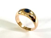 Klassischer Ring Rosè Gold 585/- 14k m 2 Brill. Farbstein Gr.56 Hannover - Mitte Vorschau