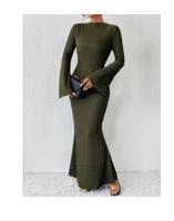 Kleid für besondere Anlässe Khaki Gr. M Maxikleid Bochum - Bochum-Süd Vorschau