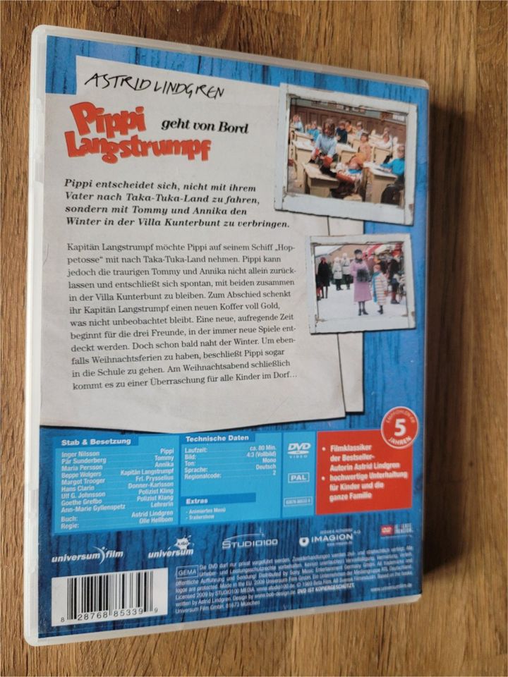 Pippi Langstrumpf  "geht von Bord"   ..DVD in Wernigerode