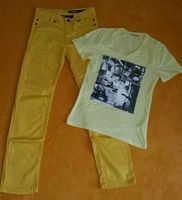 2 tlg Set T-Shirt und Skinny Jeans Reell Denim gelb Gr.164 Dresden - Blasewitz Vorschau