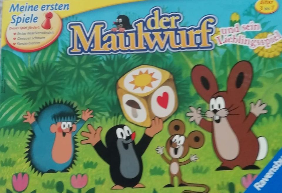 Der Maulwurf & Tempo kleine Schnecke + Angelspiel oben drauf in Barendorf