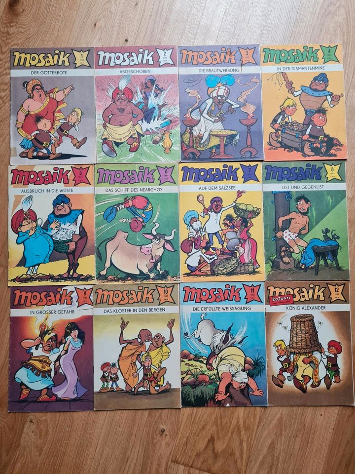 Mosaik Abrafaxe Jahrgang 1985 komplett 12 Hefte in Erfurt