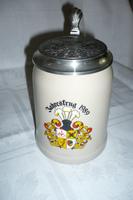 Bierkrug Jahreskrug 1989 Zinndeckel Brauerei Seidel Sammler Krug Lübeck - St. Gertrud Vorschau