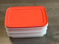 Tupperware, drei Dosen mit roten Deckel. Niedersachsen - Heede(Emsland) Vorschau