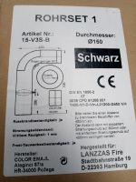 LANZZAS Rauchrohrset Fullform 150mm Durchmesser Schwarz, WF,WR Baden-Württemberg - Mannheim Vorschau