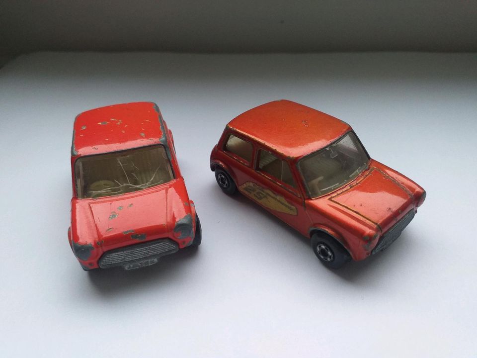 Matchbox 2x Racing Mini Cooper 1970 Lesney Nr29 Superfast England in Osnabrück