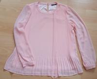 Plissee Schluppenbluse Damen Bluse Chiffon Langarm rosa Gr. 40 Dresden - Trachau Vorschau