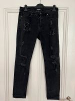 Tigha Jeans Hose Ripped Jeans Herren schwarz, Gr. 32/32 Wuppertal - Barmen Vorschau