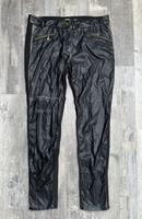Schwarze Hose Teilleder Olsen Dana Gr. 40 Niedersachsen - Sehnde Vorschau