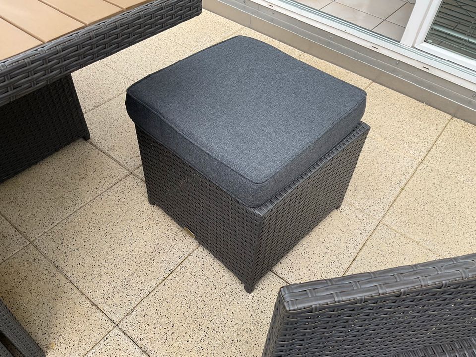 ESSELLA Gartenmöbel Set Cube grau  für mind. 4 Personen wneu in Groß-Bieberau