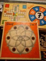 Alte Spielesammlung Holzbrettspiel Vintage Retro Spielzeug Thüringen - Jena Vorschau