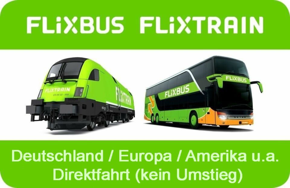 Flixbus Flixtrain Freifahrt Gutschein  - 100% Rabatt in Hamburg