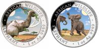 Somalia Elefant 2023, 2024 Tagdesign / Farbe 1 oz 999 Silber Niedersachsen - Fürstenau Vorschau