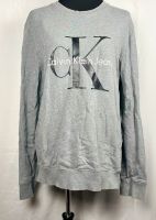 Sommerpullover ungefüttert grau Logoprint L Calvin Klein Jeans Berlin - Steglitz Vorschau