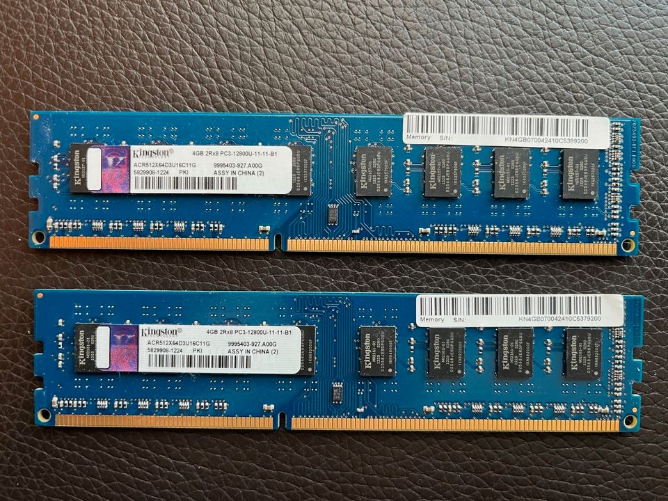 Samsung Arbeitsspeicher, 2x8 GB, DDR4, Kingston 2x4GB, DDR3 in Lübeck