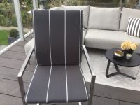 Kettler Sesselauflagen Grau mit Streifen (Silber) Neuwertig Bayern - Mering Vorschau